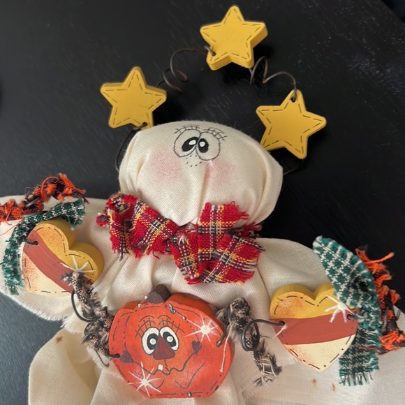 Sack Cloth Ghost Rustic Autumn Home Decor 8 inches Tender Hearts Treasure - Picture 3 of 10